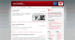 Desktop Screenshot of annefrankblog.de