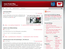 Tablet Screenshot of annefrankblog.de